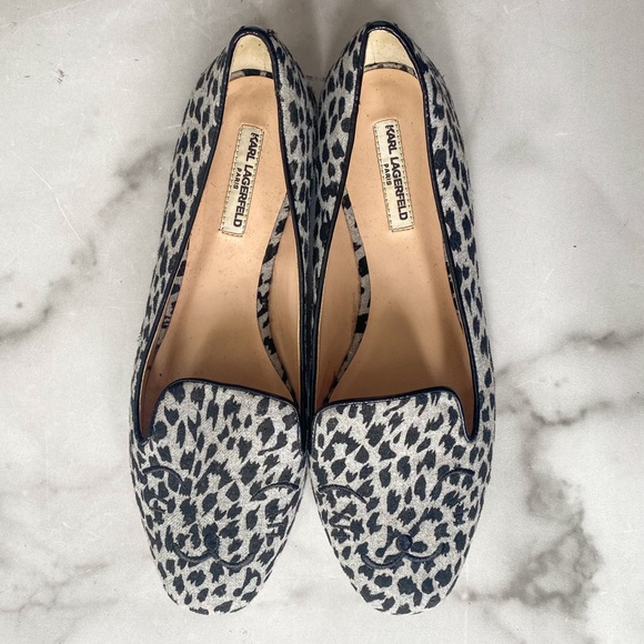 Karl Lagerfeld Paris • Leopard Slip Ons • 8 - Picture 2 of 5